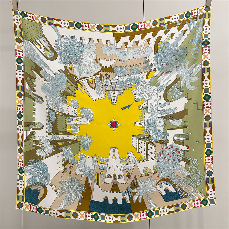 Luxury Bags And Accessories - Square Silk Scarf 90CM Luxury Designers