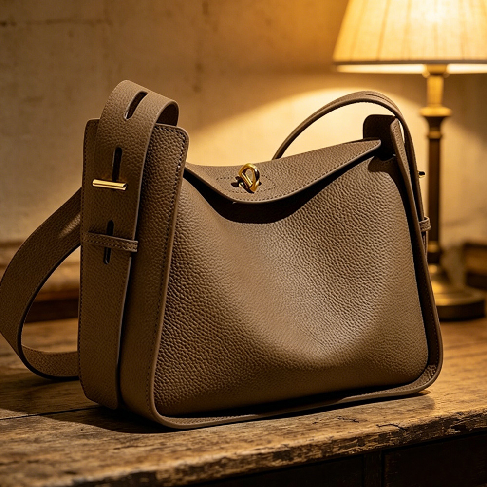 Luxury Bags On Sale - Women's Genuine Leather Wide Shoulder Strap