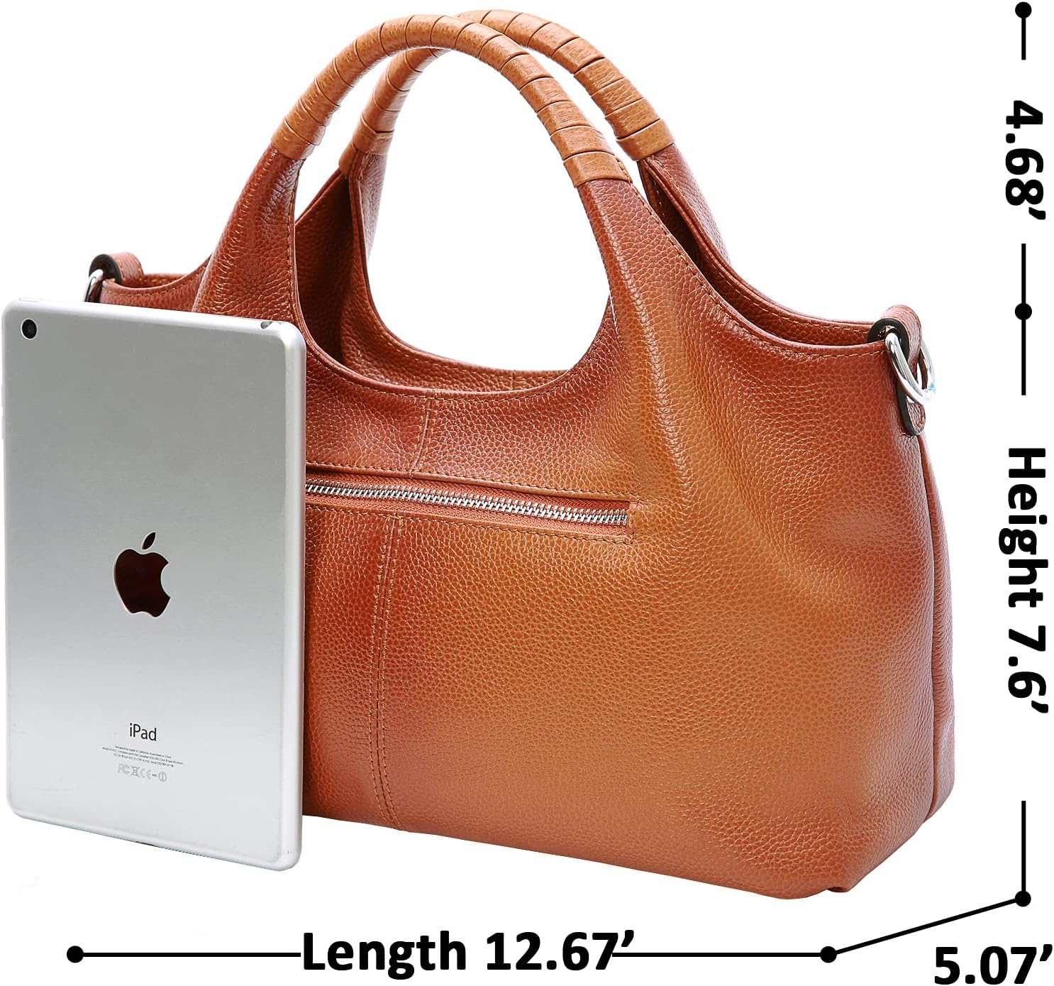 Genuine Leather Shoulder Bags  - Quiet Luxury Bags Tote ulasan dan harga