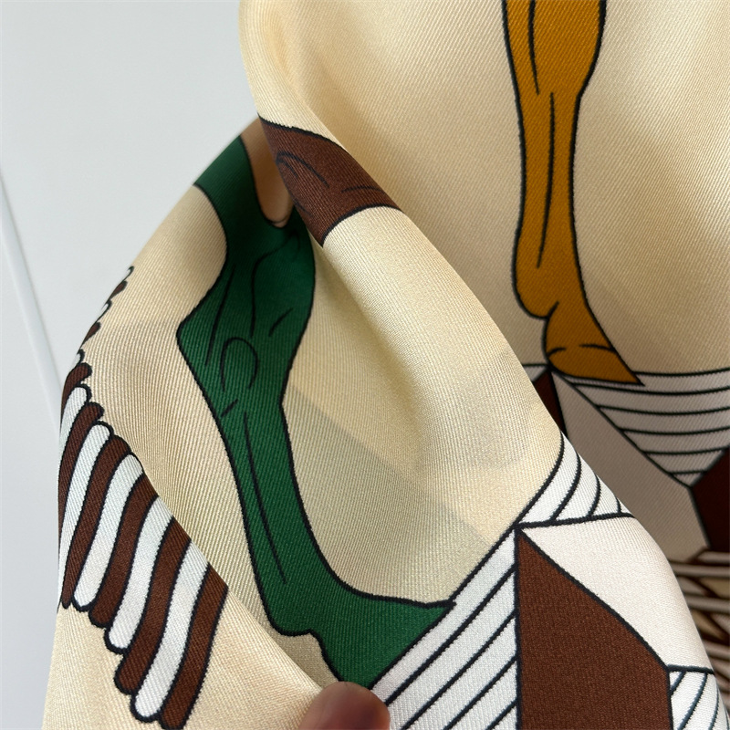 Twill Silk Scarf 135CM Women H - Luxury Bags And Accessories ulasan dan harga