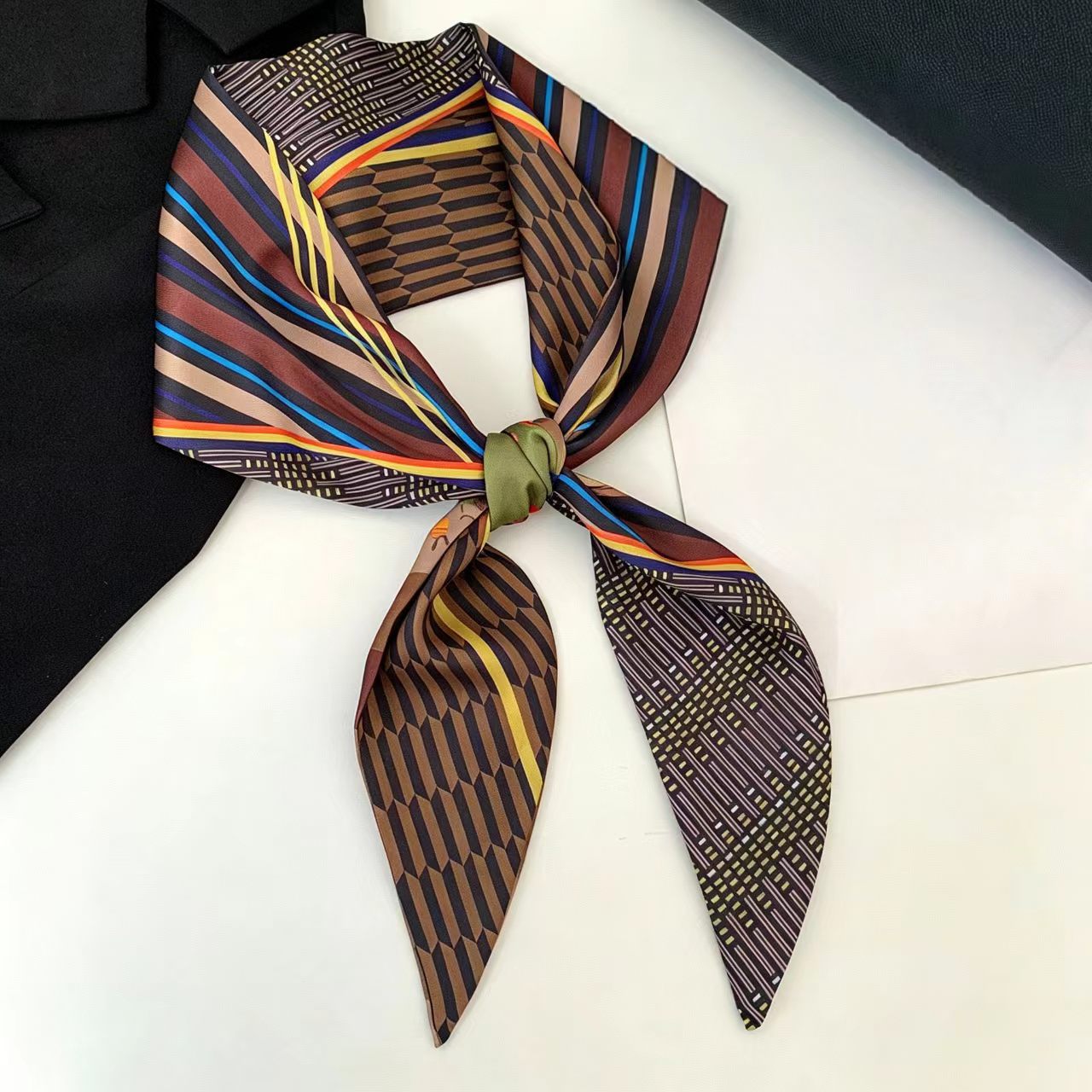 Luxury Print Long Hair Ribbon  - Luxury Bags Reseller ulasan dan harga