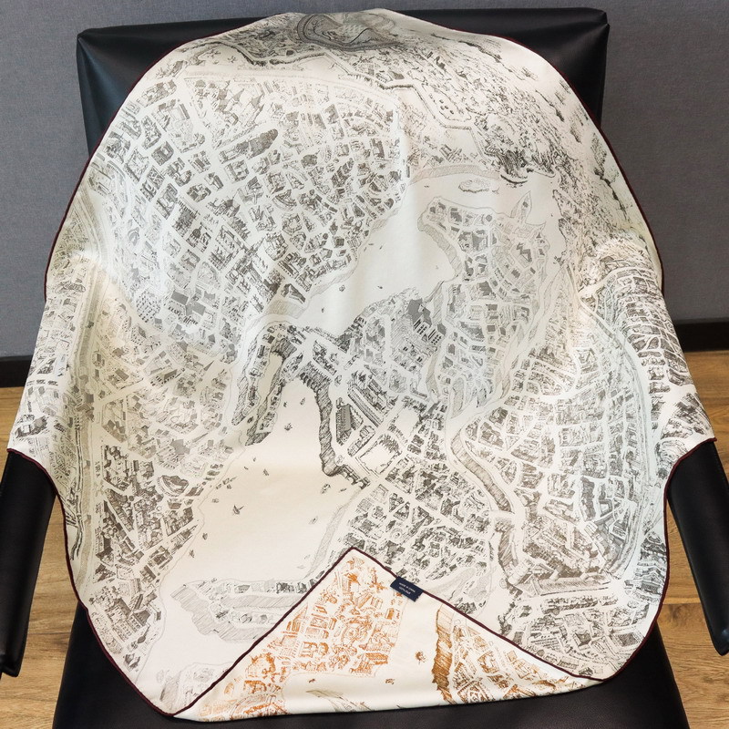 18MM Silk Scarf Women Double s - Luxury Bags And Accessories ulasan dan harga