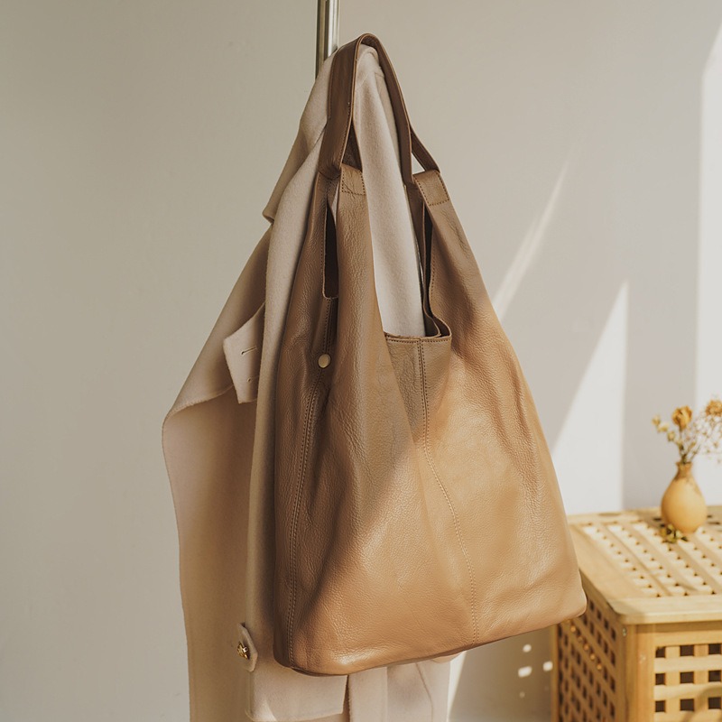 Women's Genuine Leather Should - Quiet Luxury Bags Tote ulasan dan harga