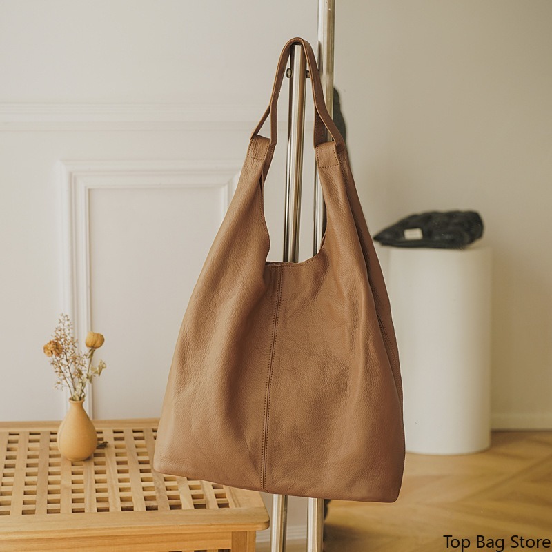 Women's Genuine Leather Should - Quiet Luxury Bags Tote ulasan dan harga