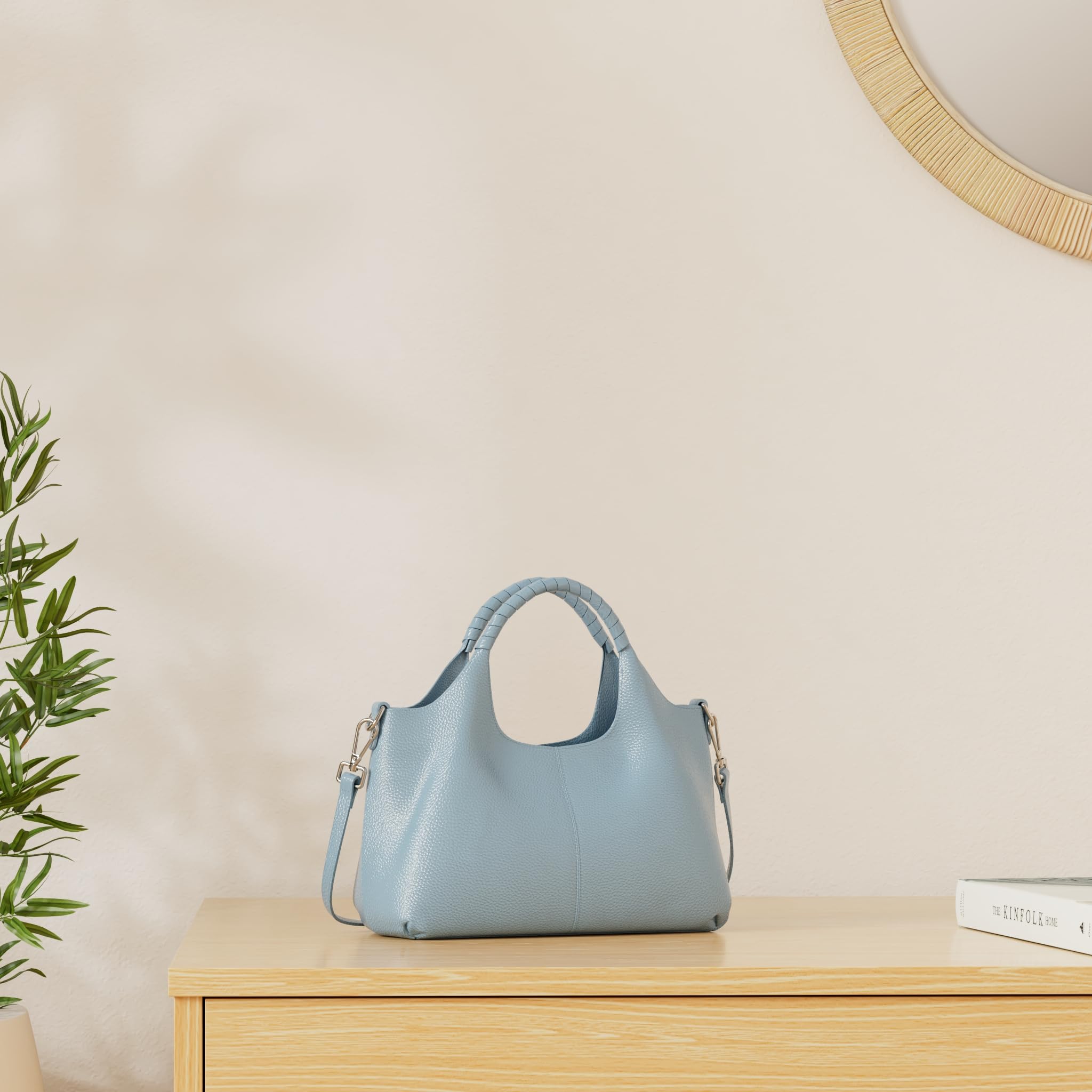 Genuine Leather Shoulder Bags  - Quiet Luxury Bags Tote ulasan dan harga