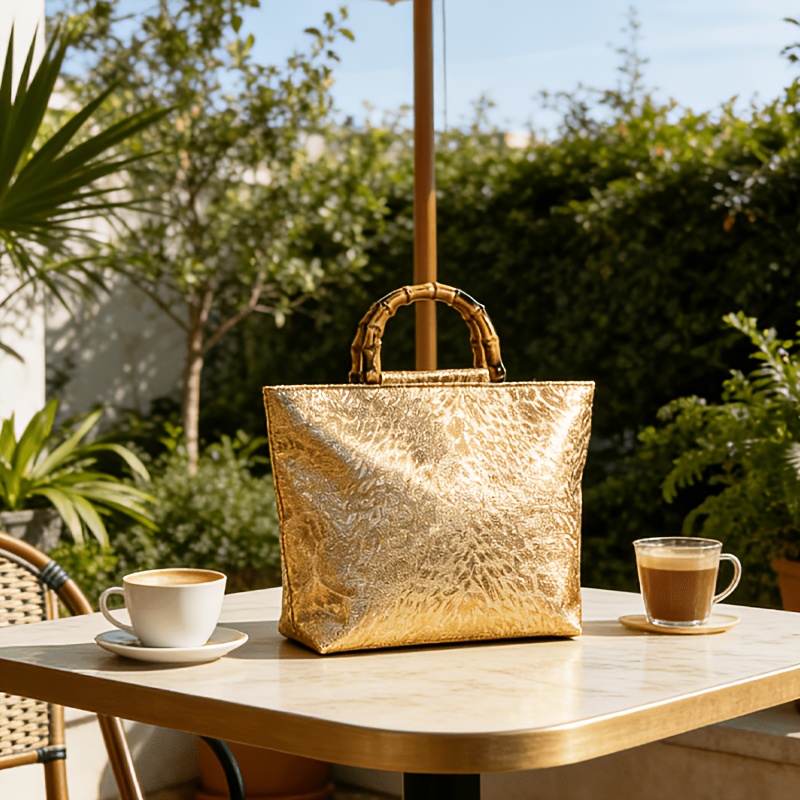 Light luxury metallic gold jac - Luxury Bags Reseller ulasan dan harga