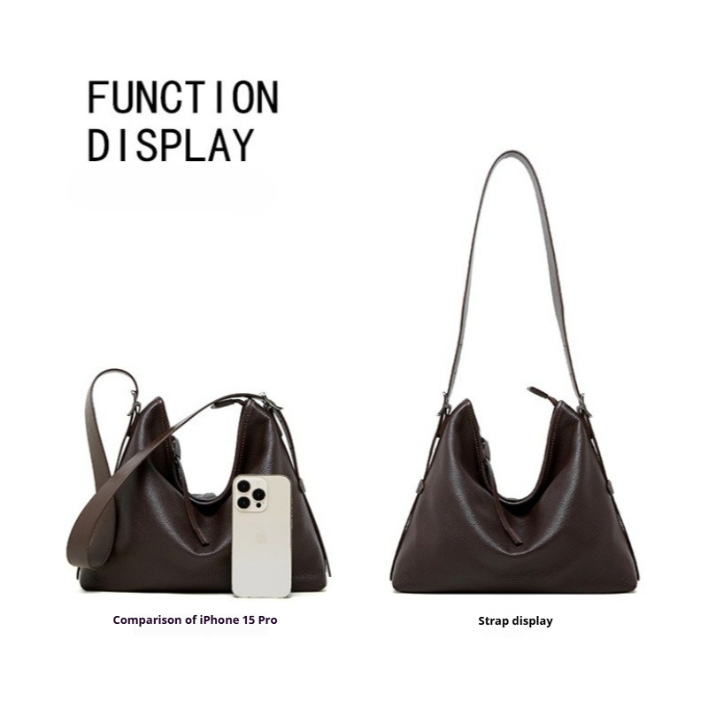 Genuine Leather Tote Bag for W - Quiet Luxury Bags Tote ulasan dan harga