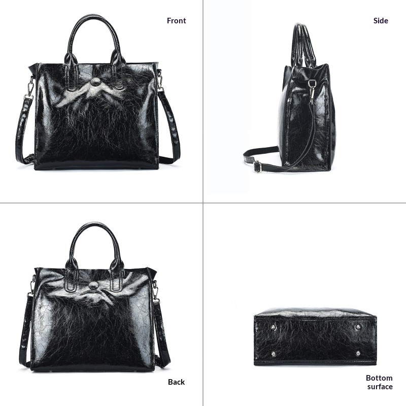 Genuine Leather Tote Bag for W - Quiet Luxury Bags Tote ulasan dan harga