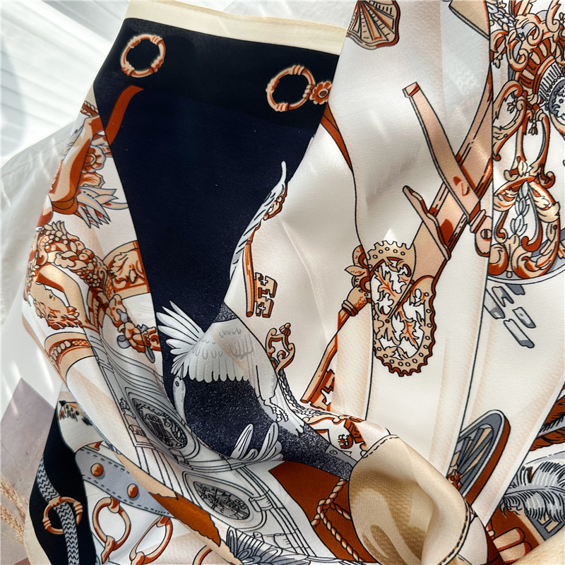 Summer Silk Scarf Women Soft S - Luxury Bags And Accessories ulasan dan harga