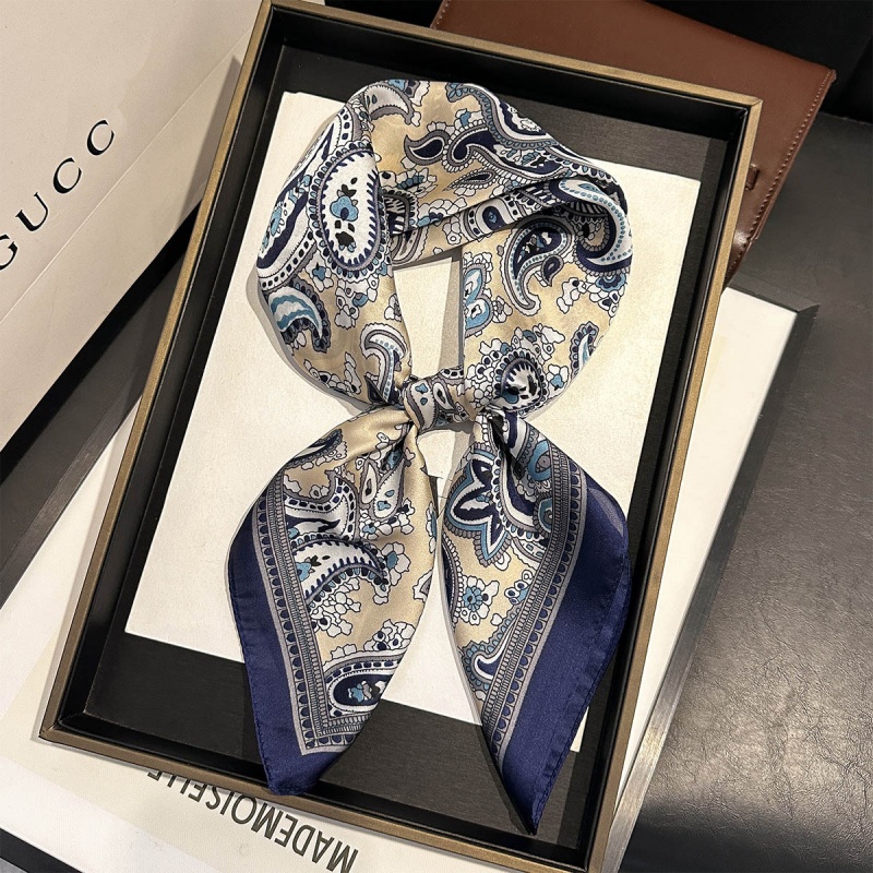 Luxury Satin Square Scarf Pais - Luxury Bags And Accessories ulasan dan harga