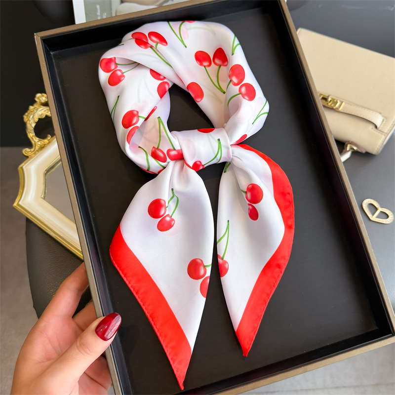 Luxury Square Satin Scarf Wome - Luxury Bags In China ulasan dan harga