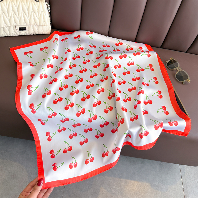 Luxury Square Satin Scarf Wome - Luxury Bags In China ulasan dan harga