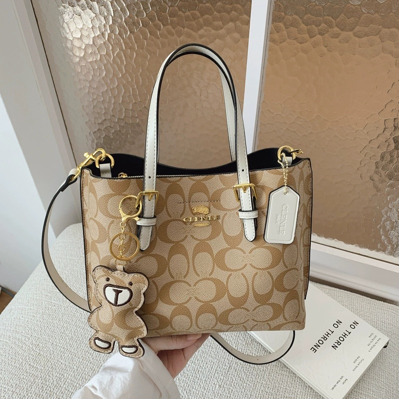 Elegant Monogram Tote Bag in C - Tote Bag Leather Monogram ulasan dan harga